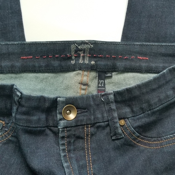 💥Lit Jeans crop dark wash size 27 free shipping - Picture 4 of 4